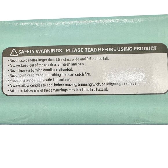 Order Home Collection 5 pc Tiered Wood Glass Votive Holder with Candles NIB - Picture 5 of 9